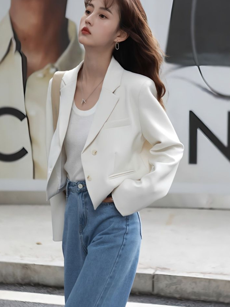 Women'S Fashion From The 60S - 2026年春ファッション新作 レディース エレガントデザイン ドレスジャケット ショート丈 ストリートスタイル