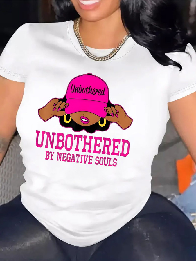 Women'S Fashion Trends Summer 2025 - レディース Tシャツ 快適なクルーネック カジュアル半袖 ソフトで通気性のあるトップス レディースウェア
