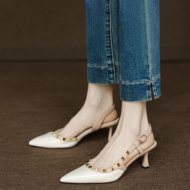 Women'S Fashion Footwear - 2026年ニューファッションスタイル メリージェーンシューズ - レディース中空インナーヒール付きリボン飾りローカットシングルシューズ