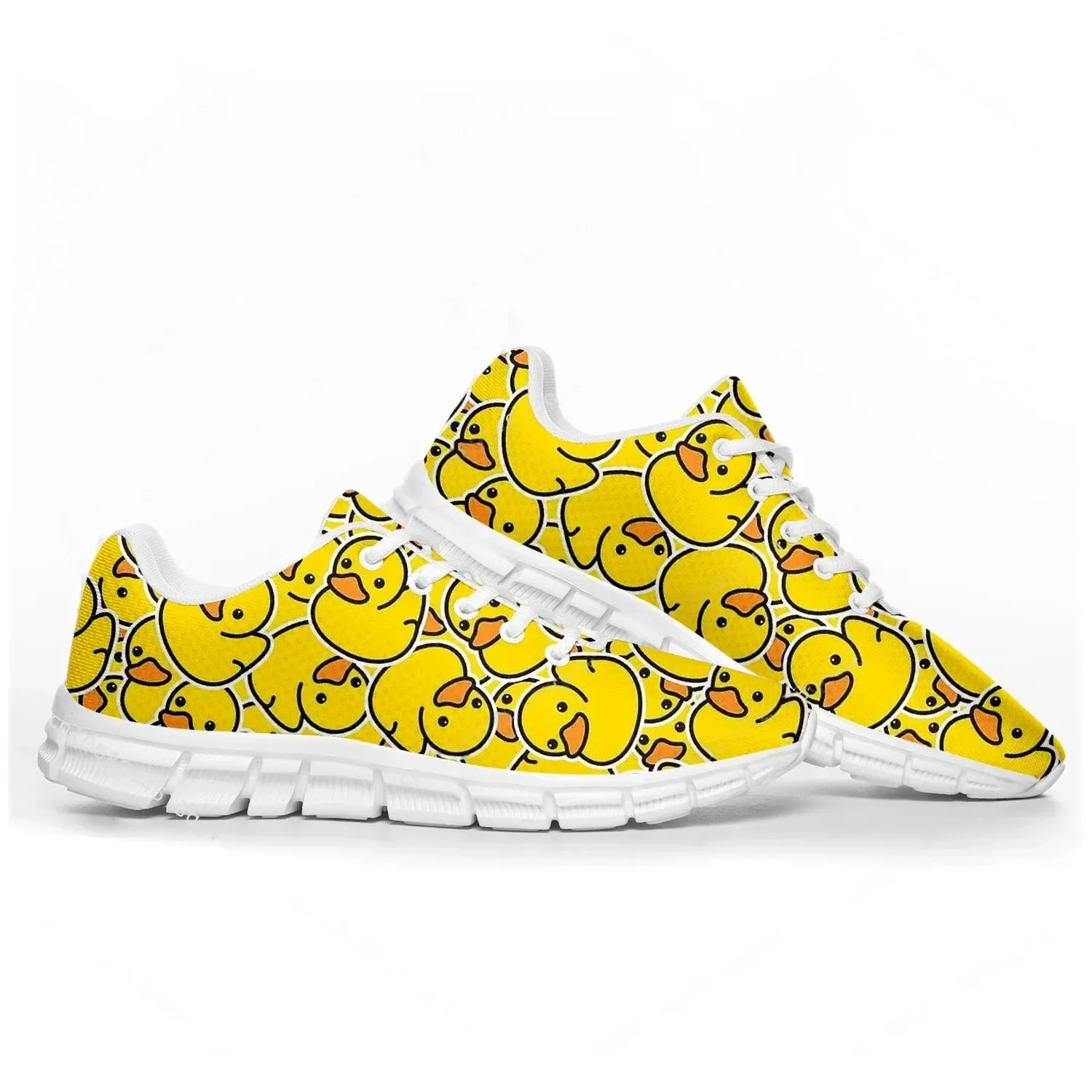 Women'S Yellow Fashion Sneakers - イエローダックスポーツシューズメンズレディースカスタマイズスニーカーカジュアルオーダーメイドシューズ高品質カップル