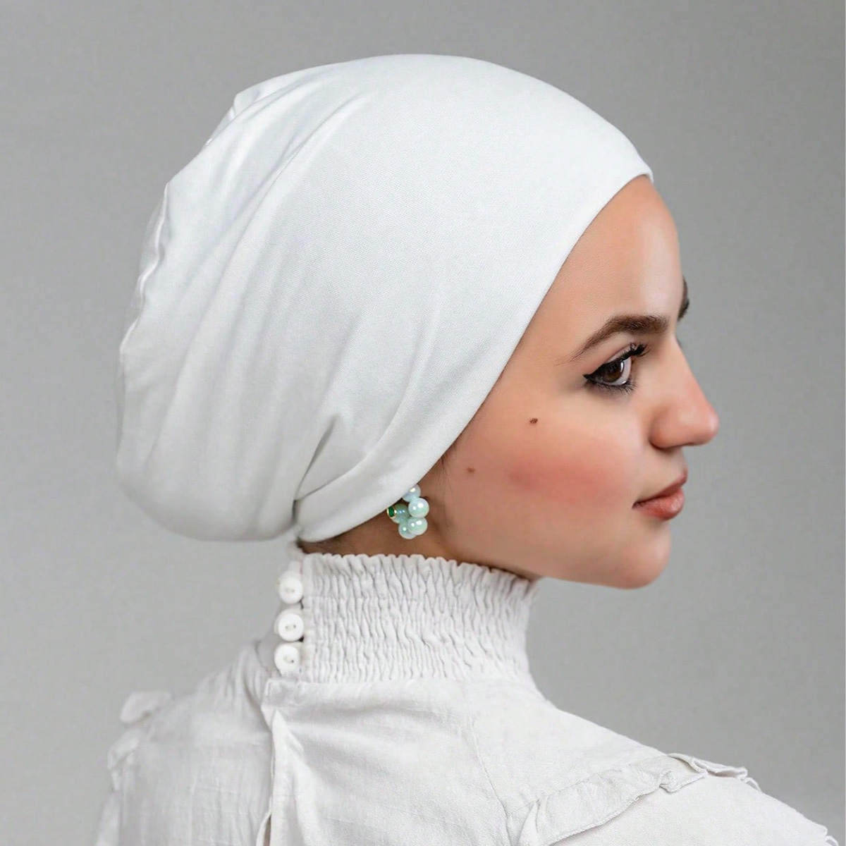 Women'S Fashion Hats - ムスリム女性用ホットソリッドコットンモダールジャージーヒジャブ、ターバンチューブキャップ、伸縮性ベースインナーキャップ、ヘッドウェア、女性用ボンネットハット