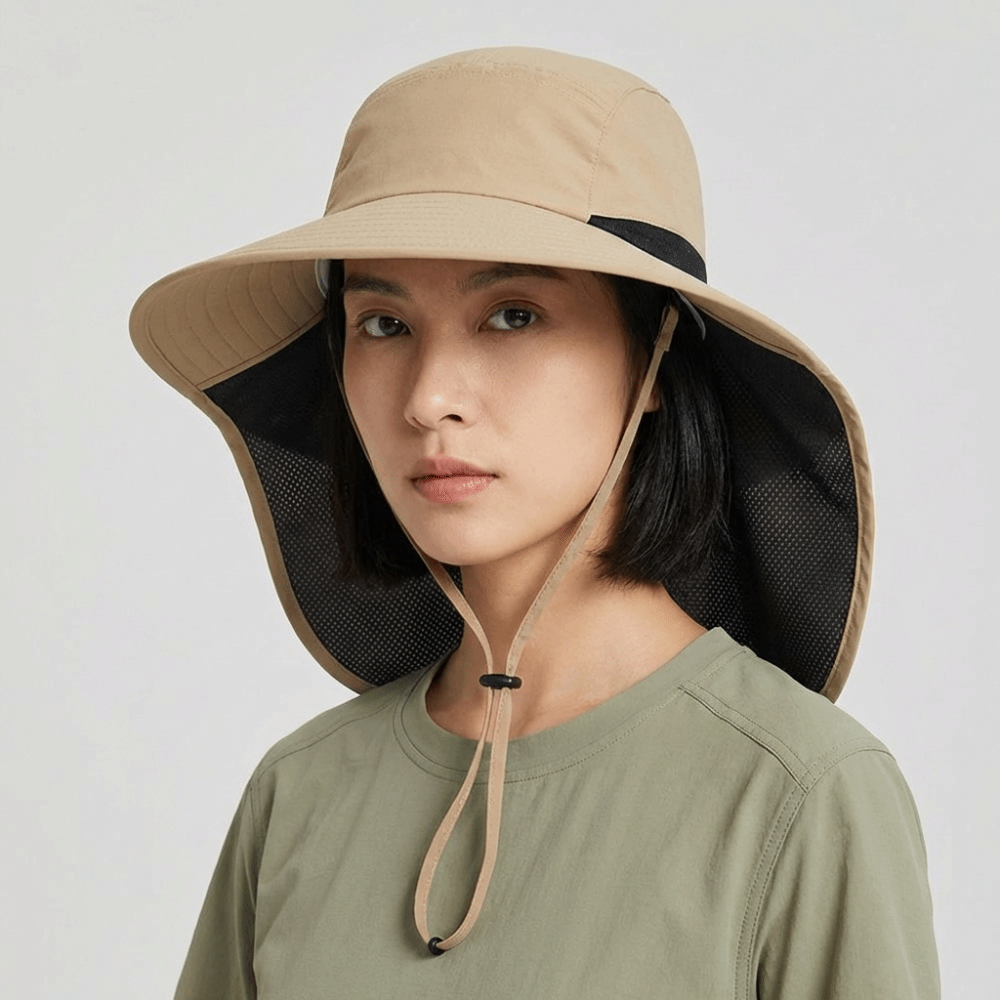 ファッションワイドブリムアウトドアサンハット調節可能なUV保 - Women'S Fashion Hats のレビューと価格