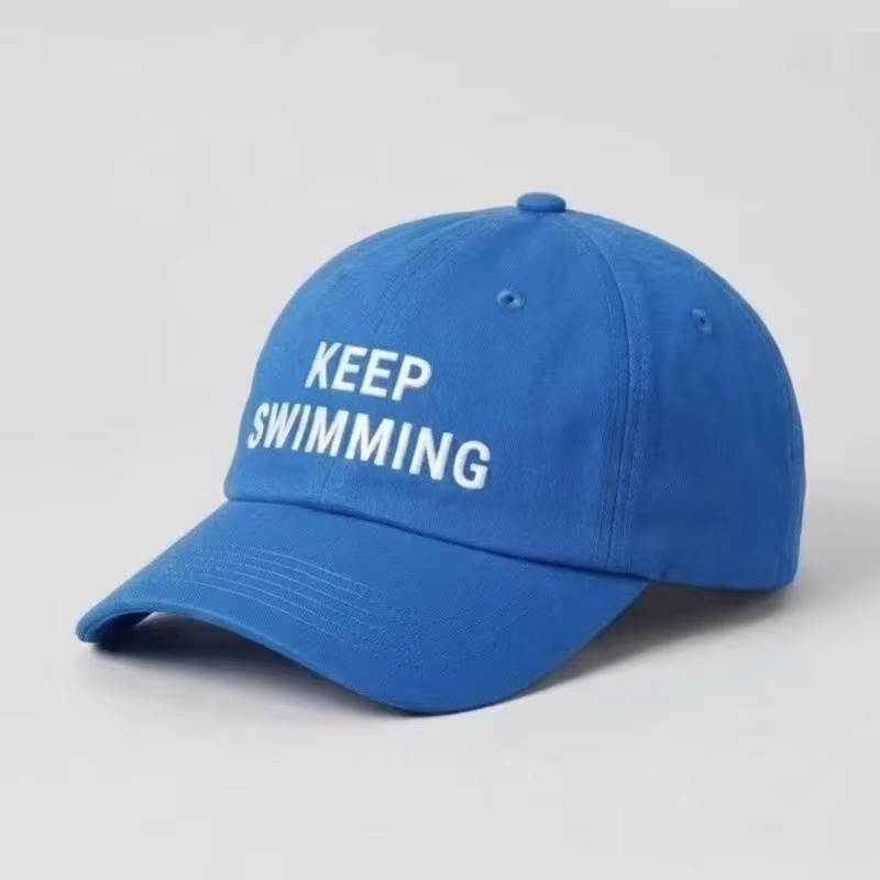 2026年トレンドの「Keep Swimming」新文字刺繍 - Women'S Fashion Hats のレビューと価格
