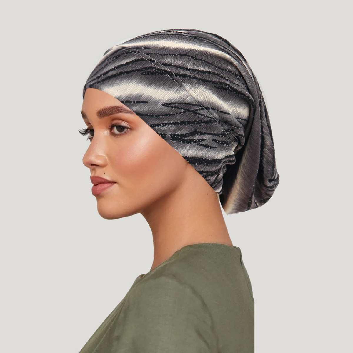2026年新作 タイダイ染め ヘアカバー キャップ 高級レー - Women'S Fashion Hats のレビューと価格