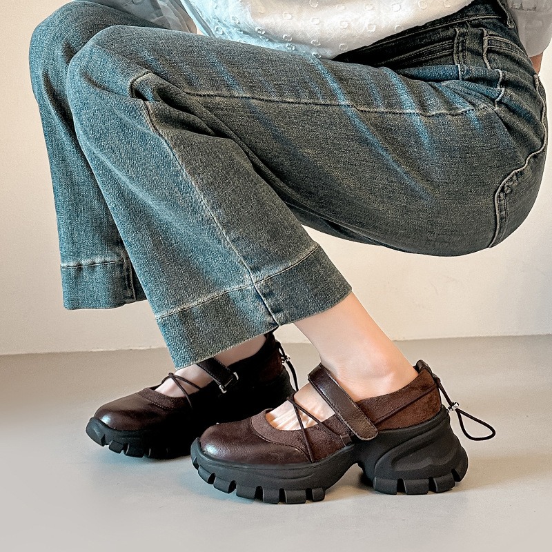 新しいレトロバレエメリージェーンシューズファッションソフトソ - Women'S Fashion Footwear のレビューと価格