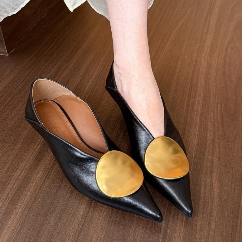 2025年春夏 ポインテッドトゥ スリッポン レディース フ - Women'S Fashion Footwear のレビューと価格