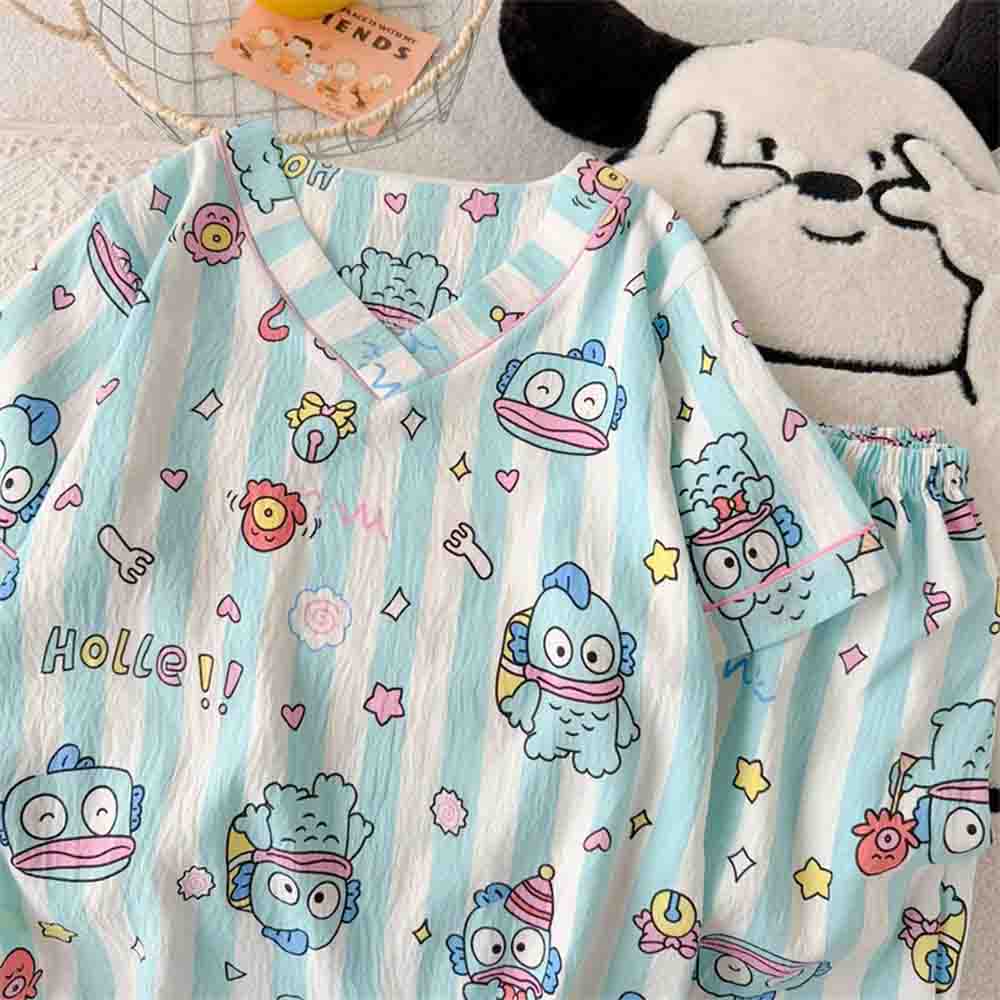 サンリオ ハンギョドン レディース パジャマセット 可愛い漫 - Women Fashion Drawing のレビューと価格