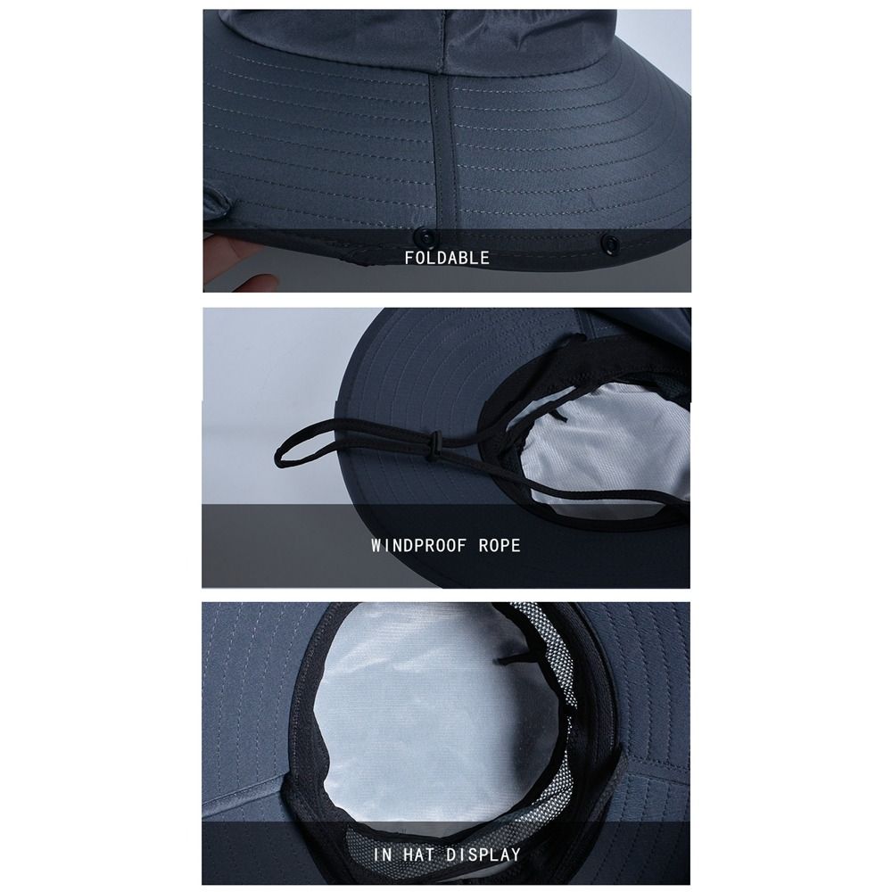 ファッション布男性用サンハット大きなつば取り外し可能なショー - Women'S Fashion Hats のレビューと価格