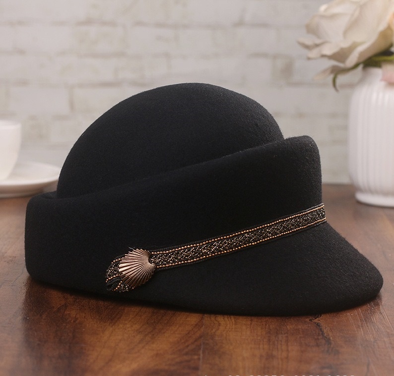 ファッション女性男性セーラーブラックレディースベレー帽トップ - Women'S Fashion Hats のレビューと価格