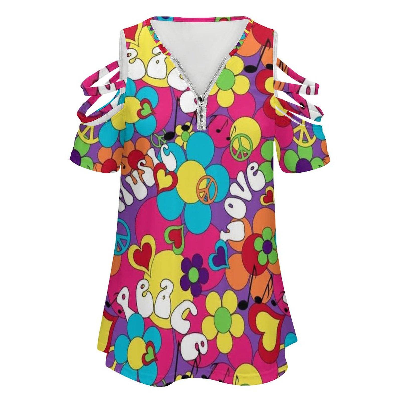 女性用半袖ヒッピーシャツ,サイケデリックなヒッピーカラー,裸 - Women'S Fashion In The 1960S のレビューと価格