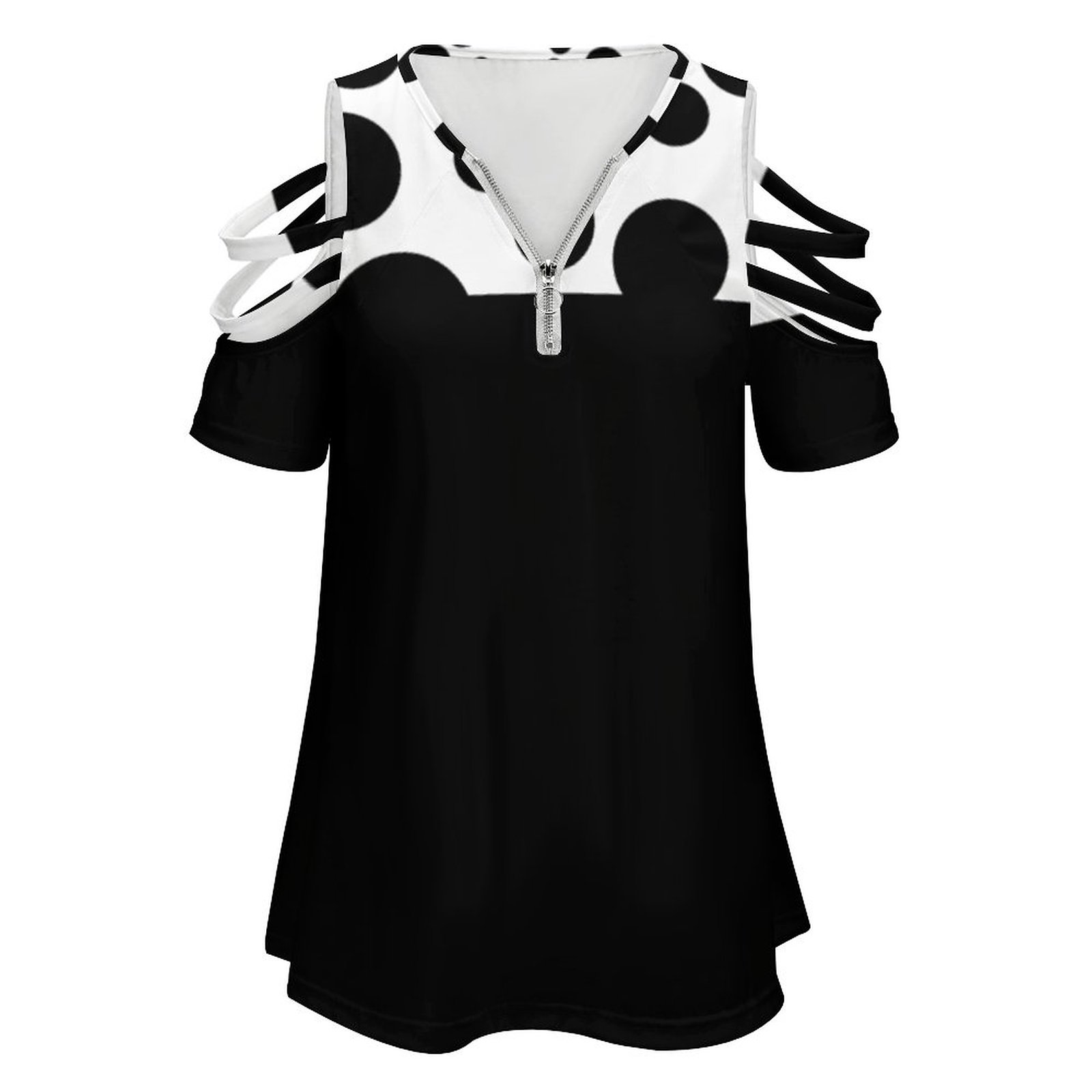 女性用2トーンジッパーフルプリントTシャツ,さまざまなスタイ - Women'S Fashion In The 1960S のレビューと価格