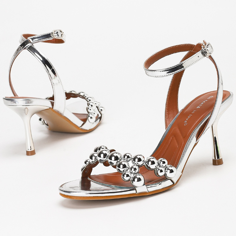 セクシーなデザイナー薄型ヒールサンダル女性のためのアンクルス - Women'S Fashion Brand Shoes のレビューと価格