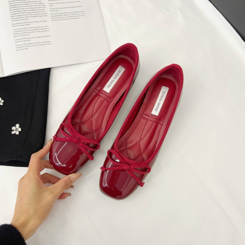 浅い女性用ソフトラウンドレディースフラットシューズ、スライド - Women'S Fashion Footwear のレビューと価格