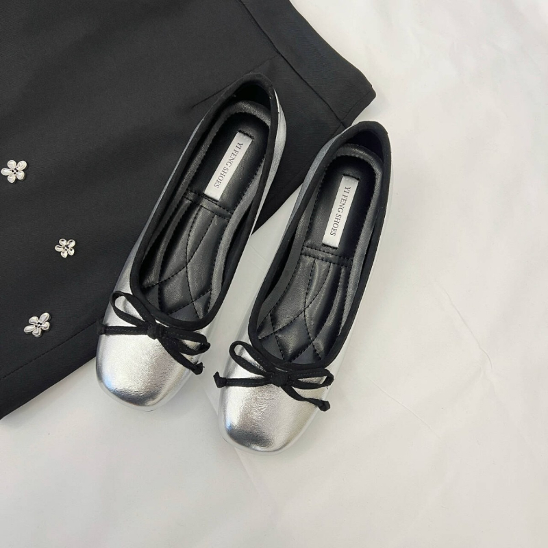 浅い女性用ソフトラウンドレディースフラットシューズ、スライド - Women'S Fashion Footwear のレビューと価格