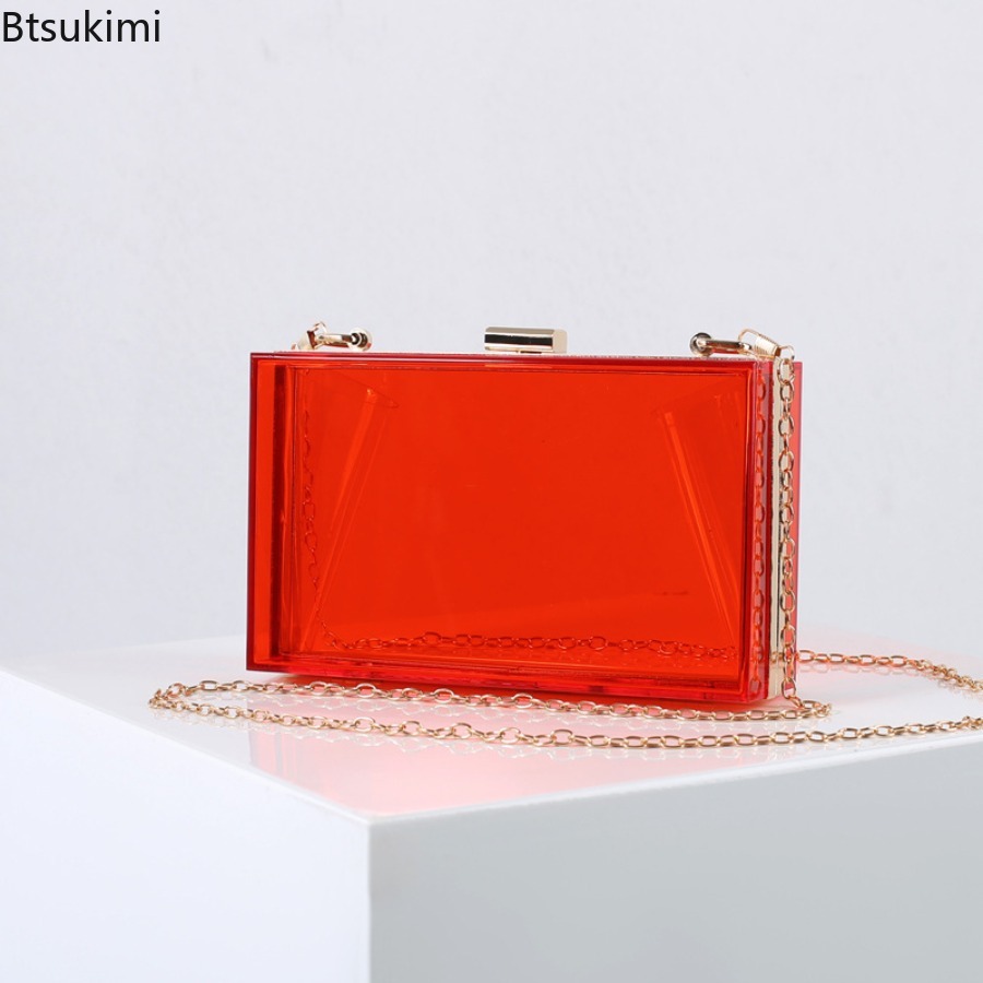 ファッション透明アクリルイブニングクラッチバッグ女性ブティッ - Women'S Fashion Boutique のレビューと価格