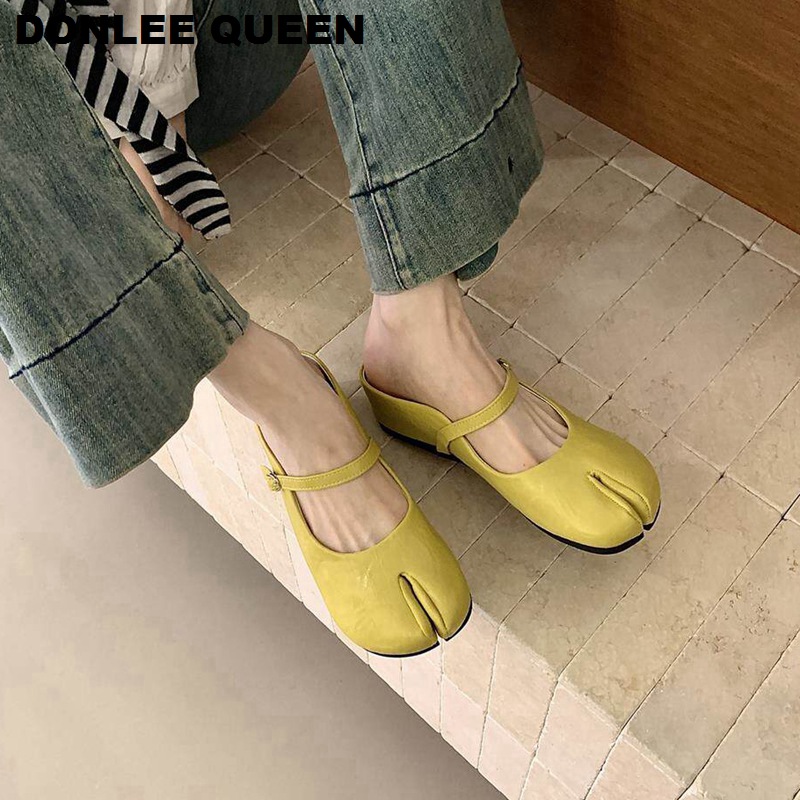 女性タビ忍者スリッパブランドミュールソフトマイクロファイバー - Women Queen Fashion のレビューと価格