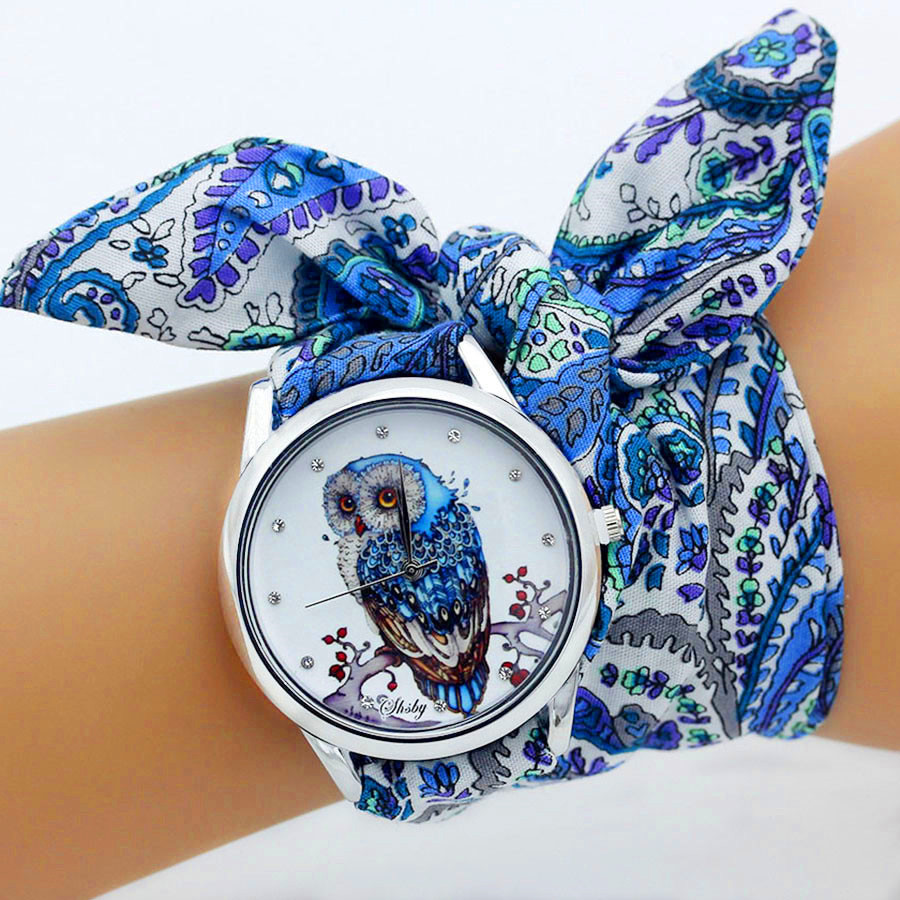 Shsby 新しいレディース布腕時計ファッション女性ドレスウ - Women'S Fashion From The 60S のレビューと価格